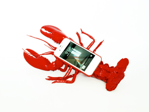 patrollin4bolin:  double-0-honeybadger:  doublewhorls:     Lobster Mobile Phone Case   I can totally see a teacher asking a student why they’re carrying around a lobster and then that awkward silence after hearing, “It’s not a lobster. It’s my