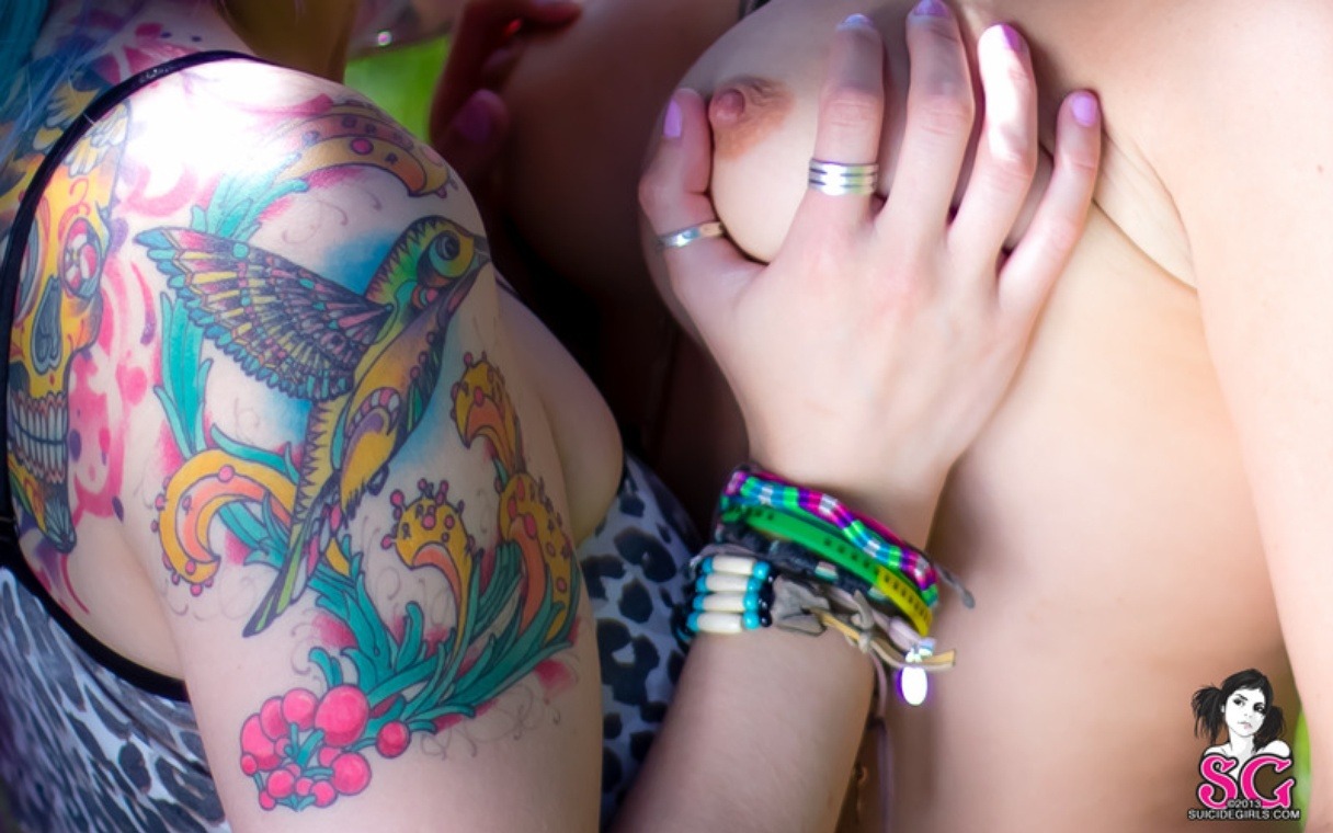 masturbatoryexpression:  Suicide Girls | Glitch + Ituit “Forest Frolics”