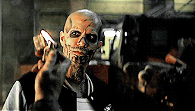 ericscissorhands:*Blows kisses to a bonfire* For Chato Santana. The SKWAD:Jay Hernandez as El Diablo