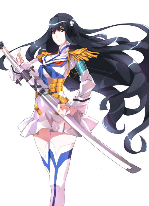 animepopheart: ★ MAKAI | 練習 ☆ ⊳ satsuki (kill la kill) ✔ republished w/permission