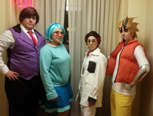 Our @mysteryskulls cosplay group that we entered in the @zenkaikon masquerade ❤️ (character designs 