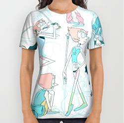 chiaramartinelliart:blooniverse:Made a Pearl shirt!  Available here: https://society6.com/product/pearl-pattern-wbq_all-over-print-shirt#s6-4837542p44a57v422I can’t…. breath..
