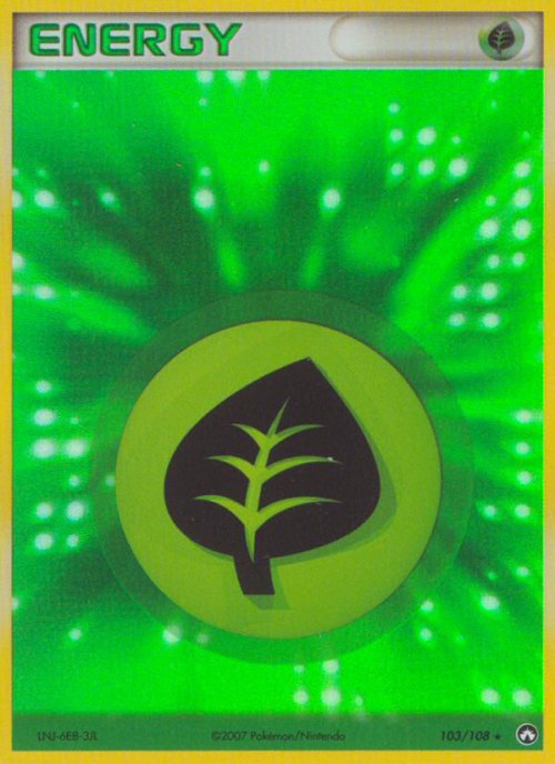 pastelgameboy:  Grass Energy Cards 