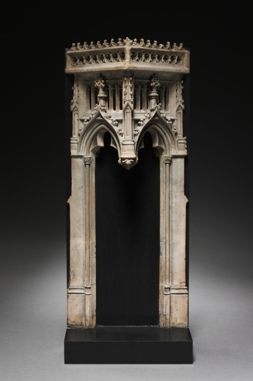 cma-medieval-art: Architectural Canopy, c. 1450-1475, Cleveland Museum of Art: Medieval ArtPart of a