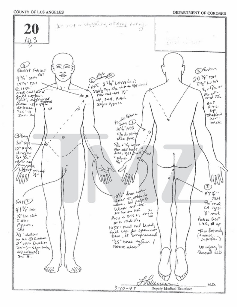 Notorious B.I.G.&rsquo;s Autopsy Report
