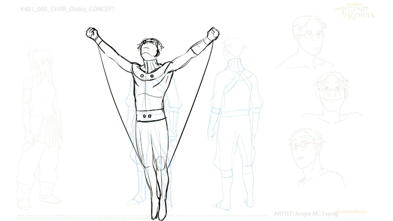  The Legend of Korra | Character Designs | Airbenders Artists: Bryan Konietzko,