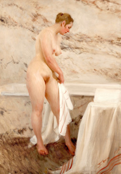 fleurdulys:  By the Bathtub - Anders Zorn 