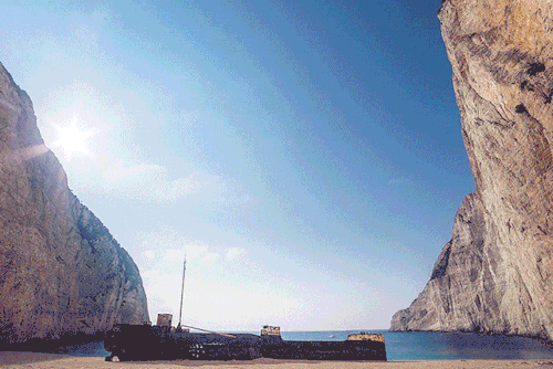 visitgreece-gr: Shipwreck Cove This absolute treasure was taken by genius timelapse cinematographer&