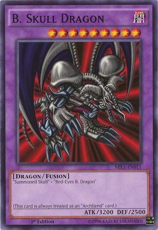 ygoreviews:B. Skull Dragon————————————————“Summoned Skull” + “Red-Eyes B. Dragon”(This card is alway