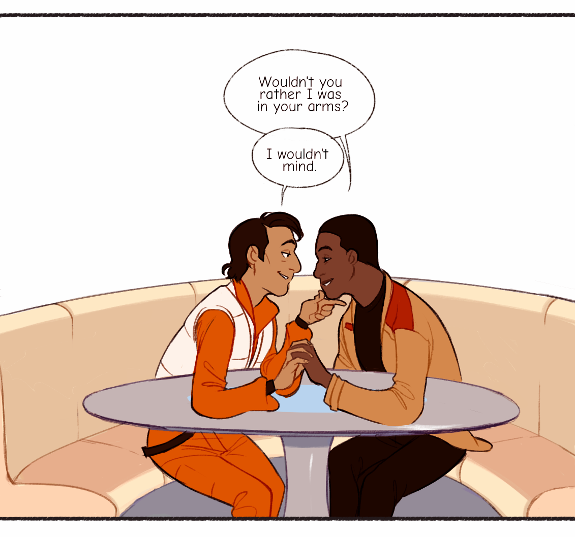 anadapta:  Anonymous pal wanted Prequels-level romantic conversation in a Sequels-level