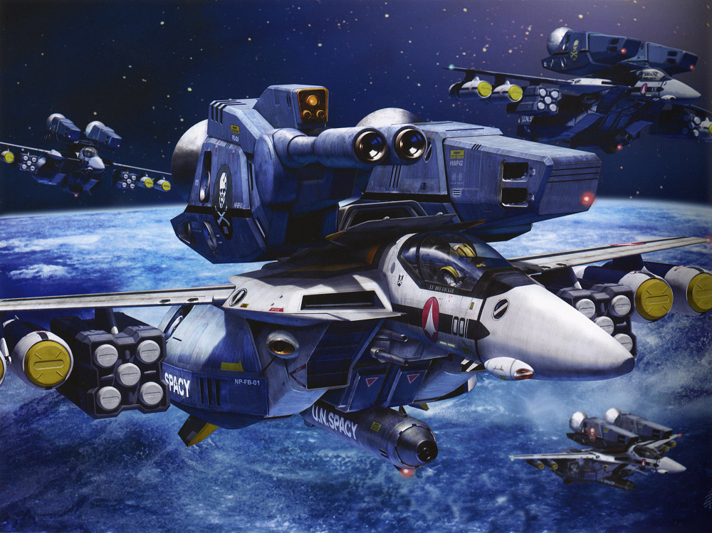 faustuszero:  Tenjin Hidetaka: Art Works of Macross – Valkyries