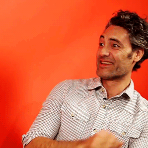arthursweasley:random gifs of Taika Waititi [4/?]