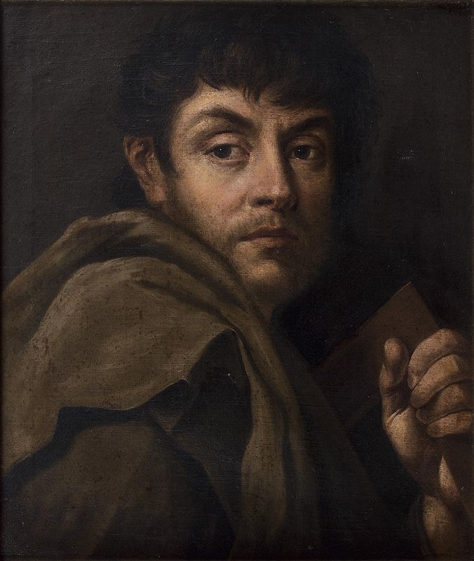 French School (19th century), Portrait of a Man. Oil on canvas, 55.5 x 47.5 cm.