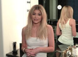 ikittenyou:  keeping-up-with-the-jenners:  Kylie before and after wearing Victoria’s Secret Bombshell Bra. (credit: mtv.com)  Wow 