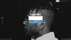 imsoshive:  #Blackout on the Tumblr log in screen