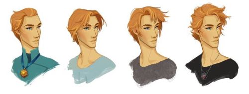 sketcholivia:Some hairstyle explorations and some crappy handwriting!  I can’t decide if 