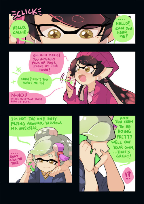 gomigomipomi:Callie and Marie.