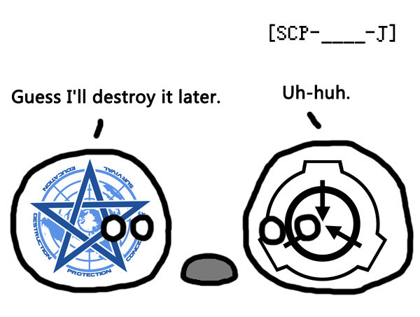 duality of the scp foundation i saw a severe lack of GOI ball in the  subreddit hope you enjoy : r/SCP