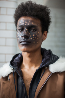 black-boys:    Kumi Keazor by Eva K. Salvi | Backstage at Agi &amp; Sam SS 16  