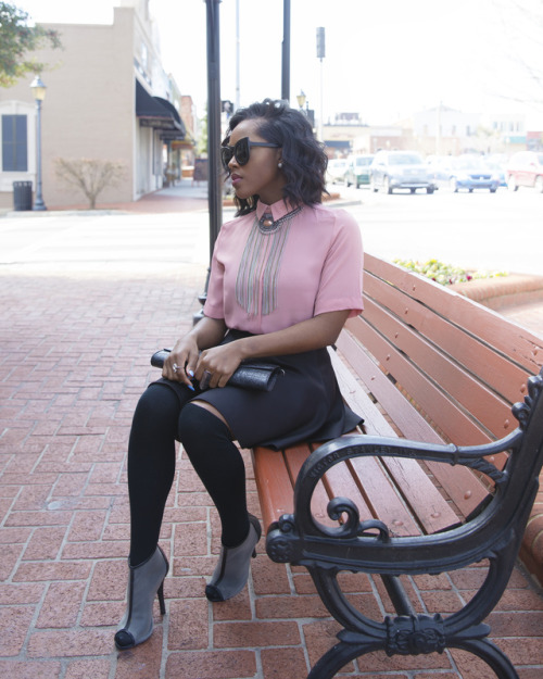 ecstasymodels: Class in Session Sunnies: zerouv ,Top: H&amp;M Statement necklace &amp; Rings