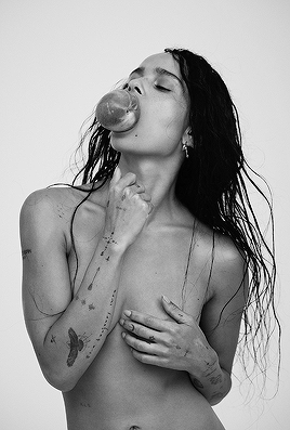 Porn Pics emmacharlottewatson:Zoë Kravitz for Rolling