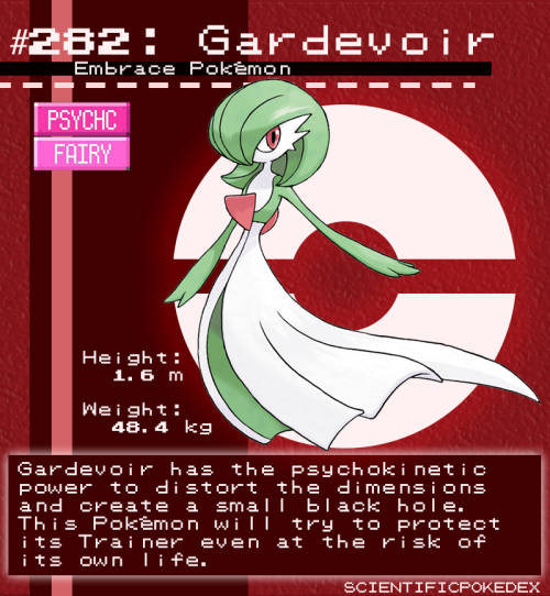 Gardevoir, Pokédex