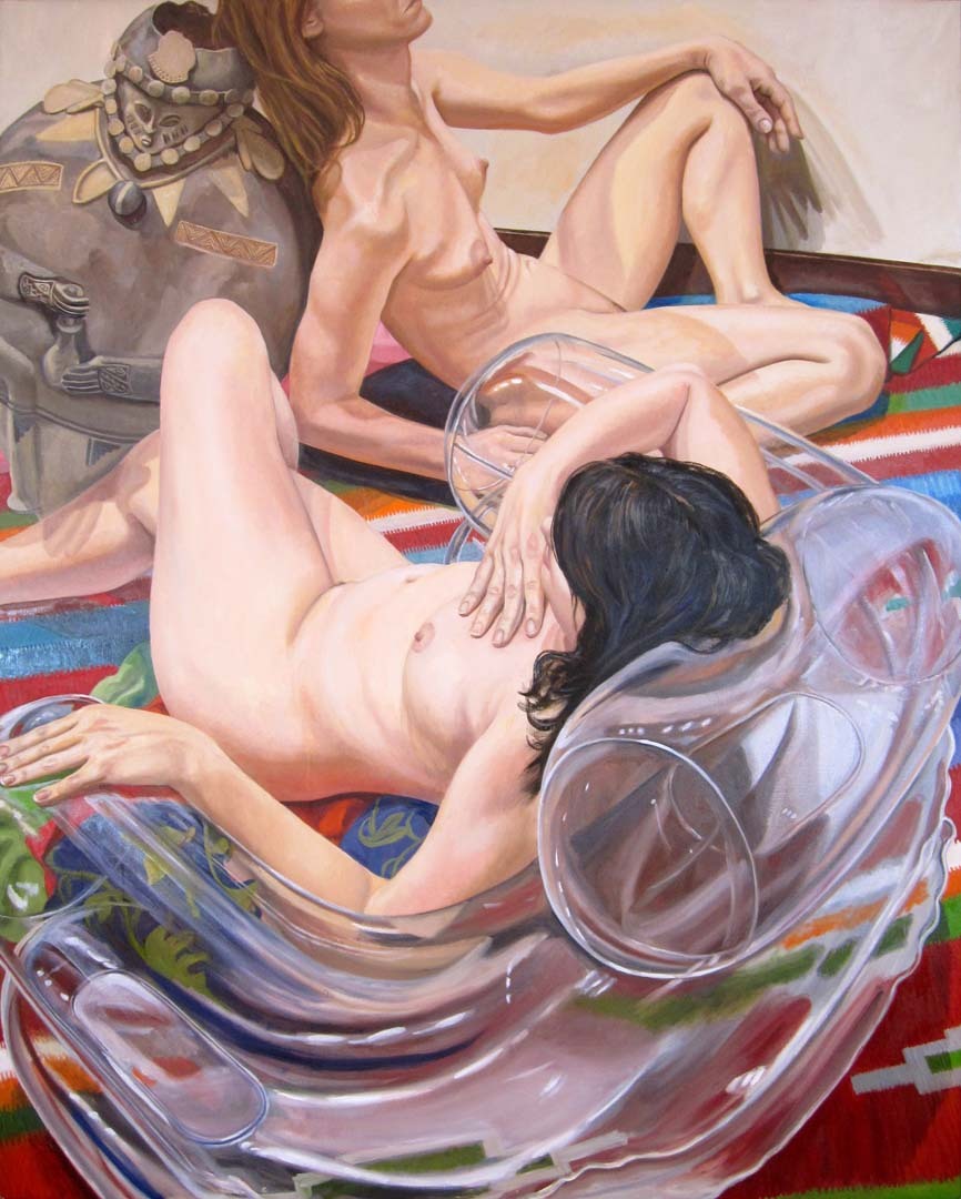 canforasoap:Philip Pearlstein (American, born 1924), Two Models with Peruvian Medicine