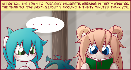 symbianl:   CHERRY: “Ah feel like somepony’s talkin’ about me…”  Eeeh finished another comic. Also, new characters. Well, new to Tumblr. Coming up with a story was harder than I thought but hopefully this turns out well. If you guys have questions