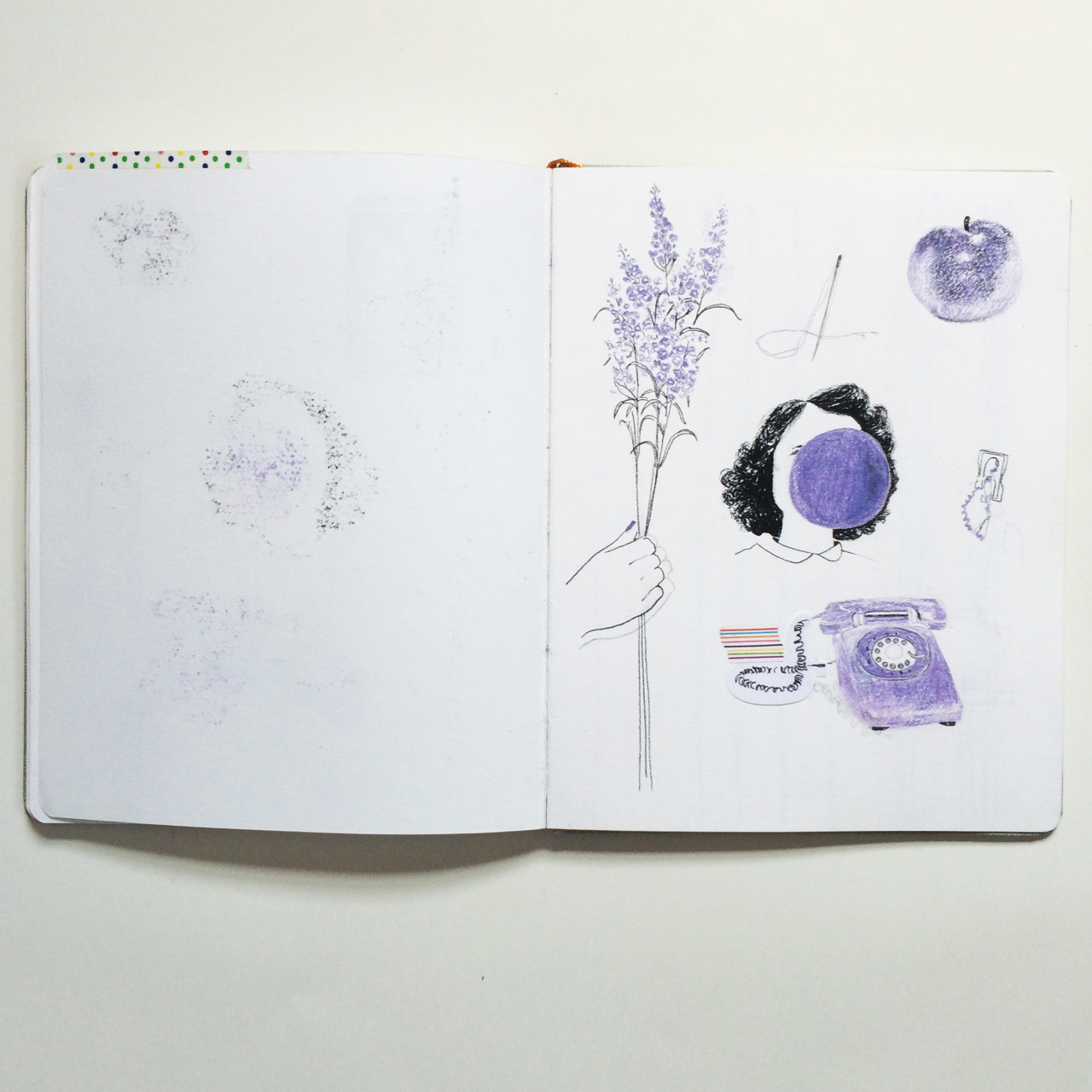 aimeebeebrooks:  most of my work is done in my sketchbook. here are the original