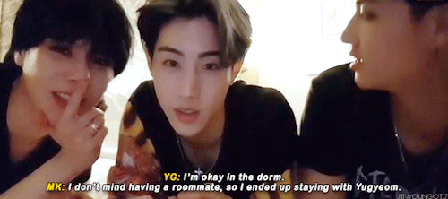jinyoungot7: marknae taking care of the maknae
