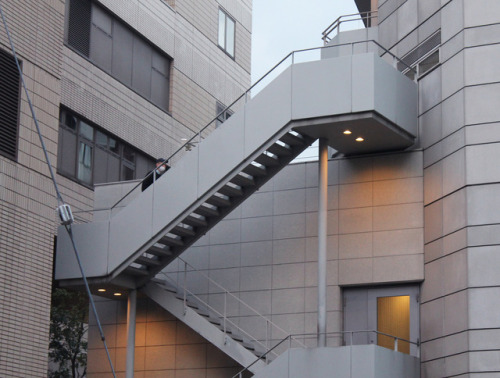 really feeling the aesthetics of this staircase// can’t wait to get my film from Tokyo developed and