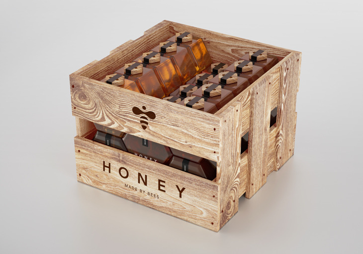 quartz-poker:  myampgoesto11:  Honey packaging design concept by Arbuzov Maksim 