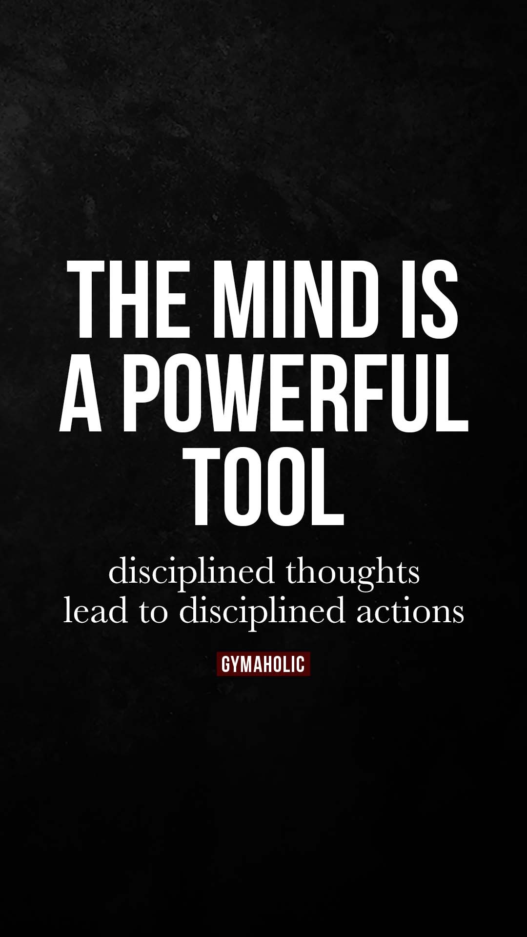 The mind is a powerful tool