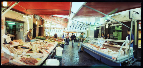 Palermo, Sicily, Italy, Widepan Pro II, Kodak E100G, xpro