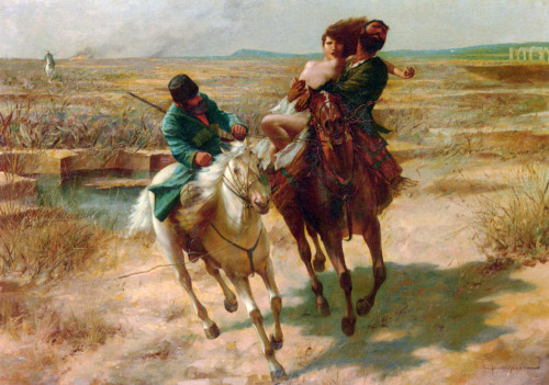 aanonymouse4o:  A woman out riding close to town might suddenly find herself surrounded by raiders f