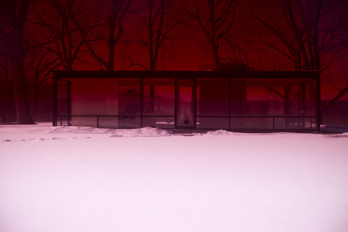 arqbto:  Glass House — Philip Johnson (1949) Fotografiada por James Welling, en 2009.