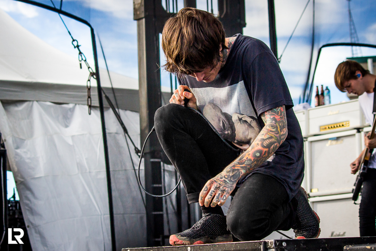 loganreidmedia:  Oli Sykes // Bring Me the Horizon  09/06/14 - Downsview Park - Toronto,