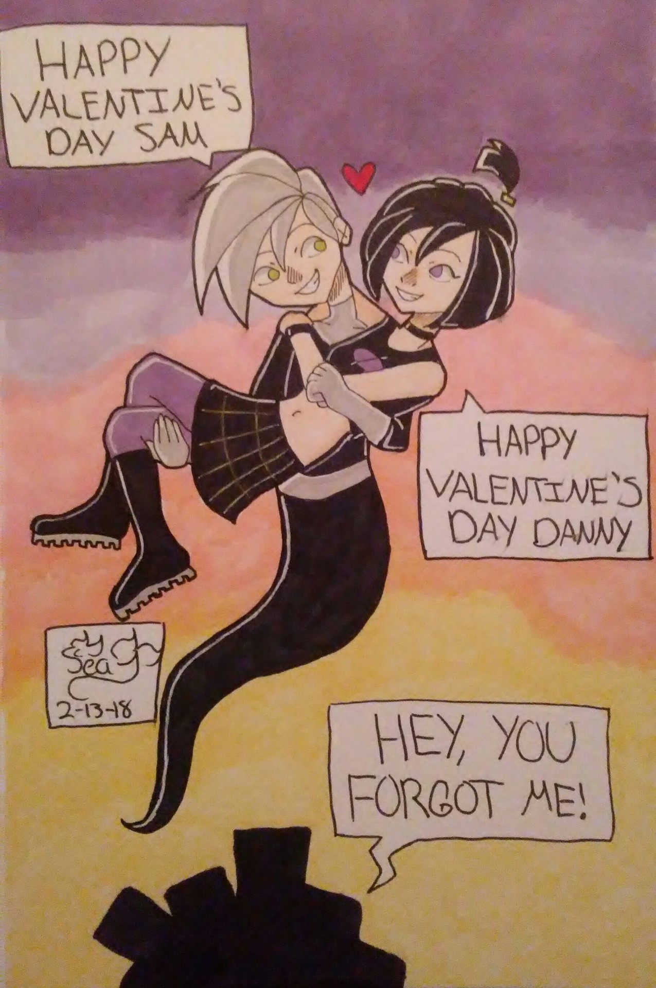 Featured image of post Danny Phantom Sam Fanart Danny phantom danny x sam support for original artist