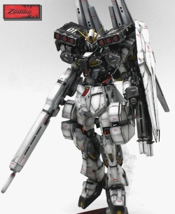 gunjap:  apaaiapa’s MG 1/100 RX-93 Nu GUNDAM