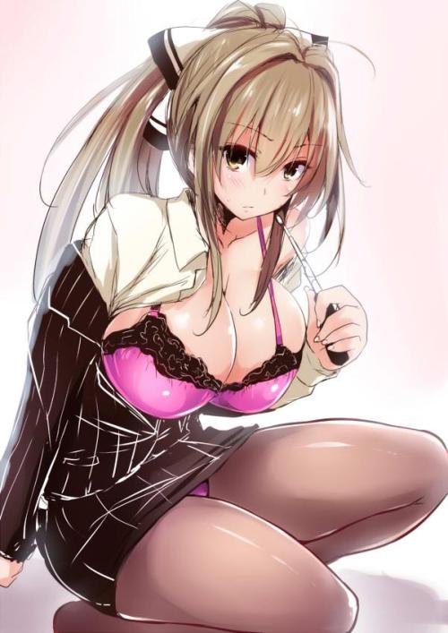 hentaibeats:  Business Woman Set! All art is sourced via caption 
