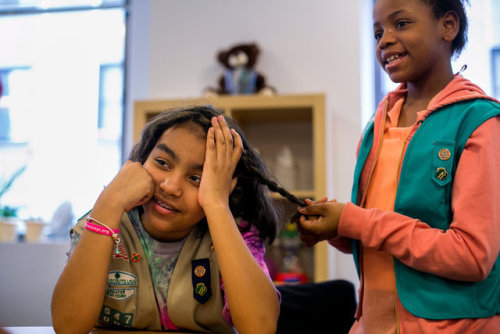 black-to-the-bones:Troop 6000 is the first in New York City designated solely for homeless girls.&nb