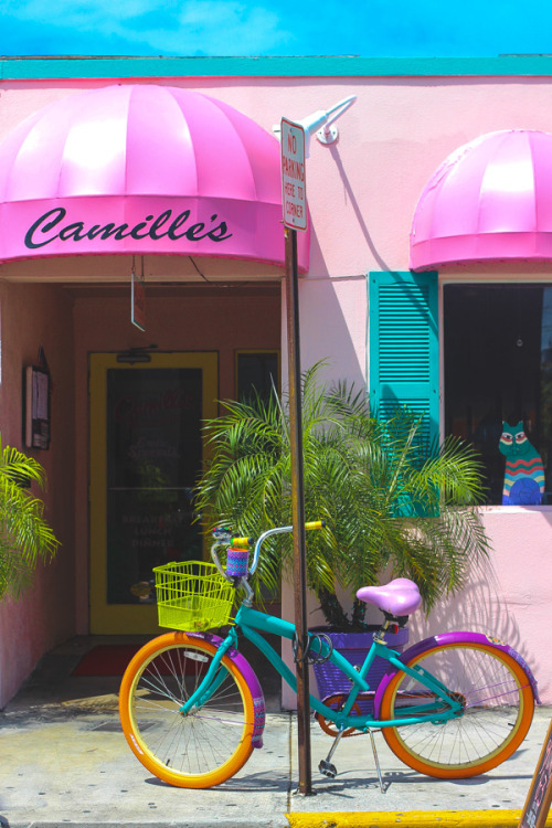 Neon colors, on Key West.by Monica Aguiñaga. (www.monica-aguinaga.tumblr.com) SHOP | MAILING LIST | 