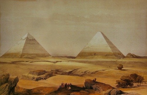 magictransistor:David Roberts, The Holy Land, Syria, Idumea, Arabia, Egypt, & Nubia (Color litho