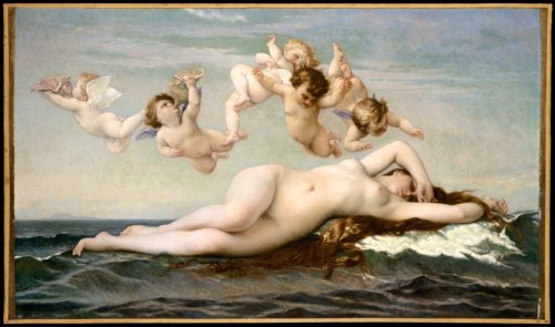 met-european-paintings: The Birth of Venus by Alexandre Cabanel, European Paintings Gift of John Wol