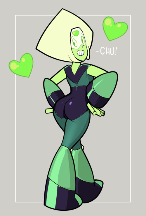 eyzmaster: atomictiki:  Peridot (Steven Universe) Drawing request from Discord and was on the Super Secret Friday Stream Subscribe on Twitch and don’t miss another stream!  Wow!~~ She looks wonderful here, buddy ;) Look at DAT! Stunning sassy sexy pose