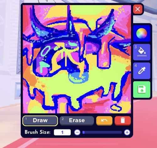Here Are My Artworks On Draw And Donate On Roblox, The Last One Got Deleted By Accident :/