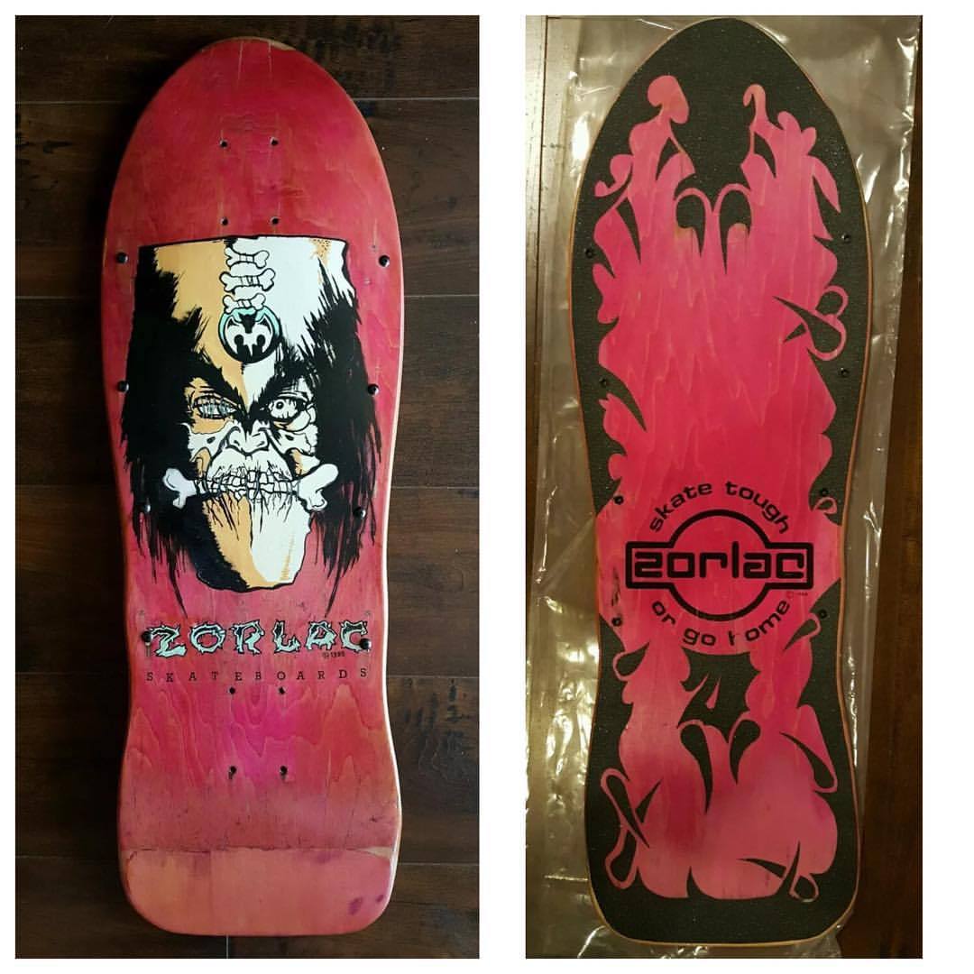 Sk8Cheddar — Zorlac Mask Team Deck 1988. Art Pushead. Sold