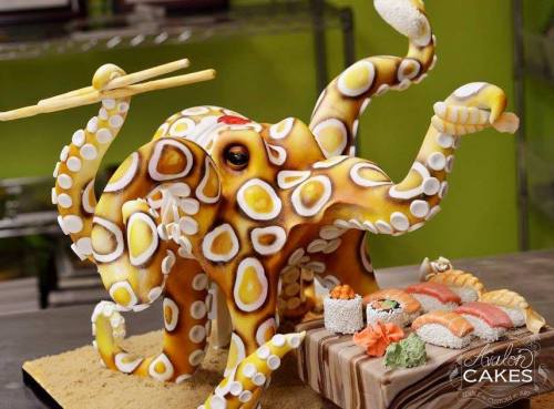 steampunktendencies:OctoChef cake by Avalon Cakes http://goo.gl/TLh7Zn