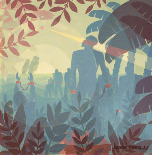 Aaron Douglas, Into Bondage, 1936, National Gallery of Art, Washington, D.C.