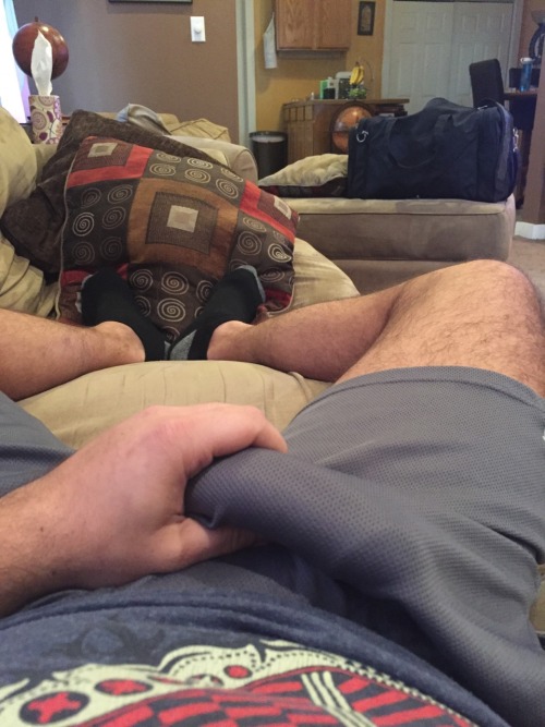 Bulge play after freeballing at the gym